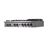 Forno Spezia Alta Qualita 48-Inch Pro-Style Gas Rangetop, Stainless Steel, 8 Sealed Burners, Continuous Cast Iron Grates, High Heat Output - BonPrix Électroménagers