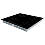 Forno Parco 24-Inch Induction Cooktop, 4 Zones, 7,200W Total Power, Touch Control, 9 Power Levels, Booster Function - BonPrix Électroménagers
