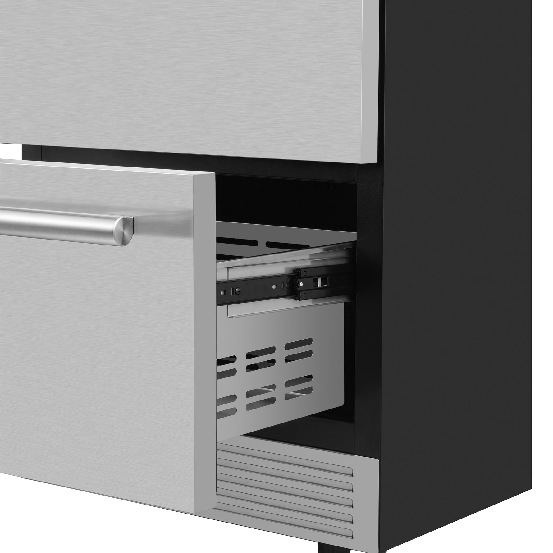 Forno Cosenza 24" Built-In Indoor/Outdoor Drawer Freezer with Ice Maker, 4.69 cu.ft. - BonPrix Électroménagers