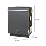 Forno Romano Espresso 24-Inch Built-In Dishwasher, Black Finish, Stainless Steel Tub, 49 dBA, Energy Star Certified - BonPrix Électroménagers