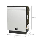 FORNO Premium 3-Piece Kitchen Bundle - 36" Gas Range, 36" French Door Refrigerator, 24" Built-In Dishwasher, Stainless Steel - FBDL-009-02CAUS - BonPrix Électroménagers