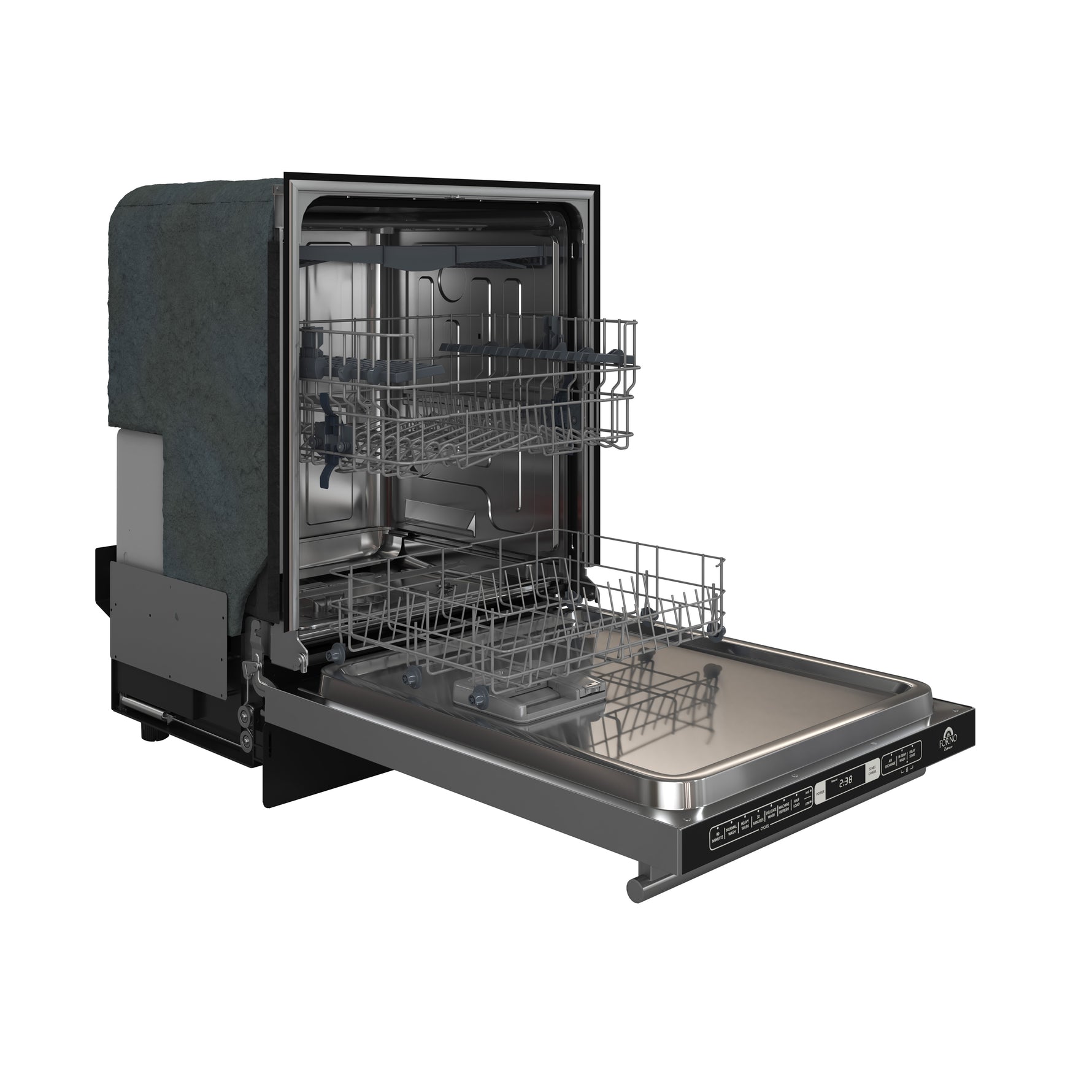 Forno Romano 24-Inch Built-In Dishwasher, Stainless Steel Finish, Stainless Steel Tub, 49 dBA, Energy Star Certified - BonPrix Électroménagers