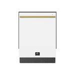 Forno Romano Espresso 24-Inch Built-In Dishwasher, White Finish, Stainless Steel Tub, 49 dBA, Energy Star Certified - BonPrix Électroménagers