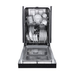 Forno Polo 18-Inch Built-In Black Dishwasher, 8 Place Settings, ENERGY STAR Certified, 52 dBA - BonPrix Électroménagers