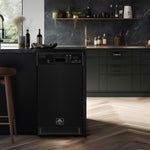 Forno Polo 18-Inch Built-In Black Dishwasher, 8 Place Settings, ENERGY STAR Certified, 52 dBA - BonPrix Électroménagers