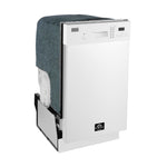 Forno Polo 18-Inch Built-In White Dishwasher, 8 Place Settings, ENERGY STAR Certified, 52 dBA - BonPrix Électroménagers