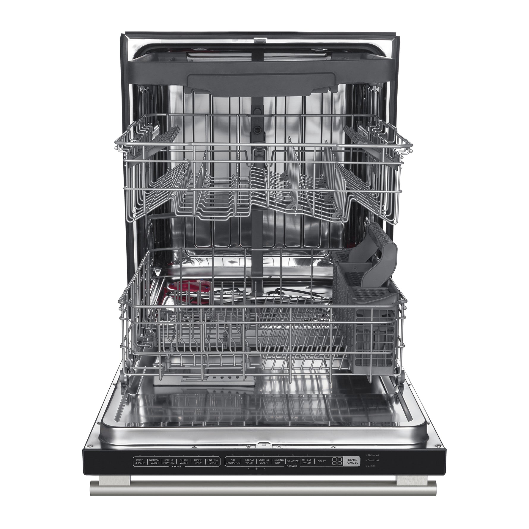Forno Pozzo 24-Inch Built-In Tall Tub Top Control Dishwasher, Black, 49 dBA, Soil-Sensing Capable, ENERGY STAR - BonPrix Électroménagers