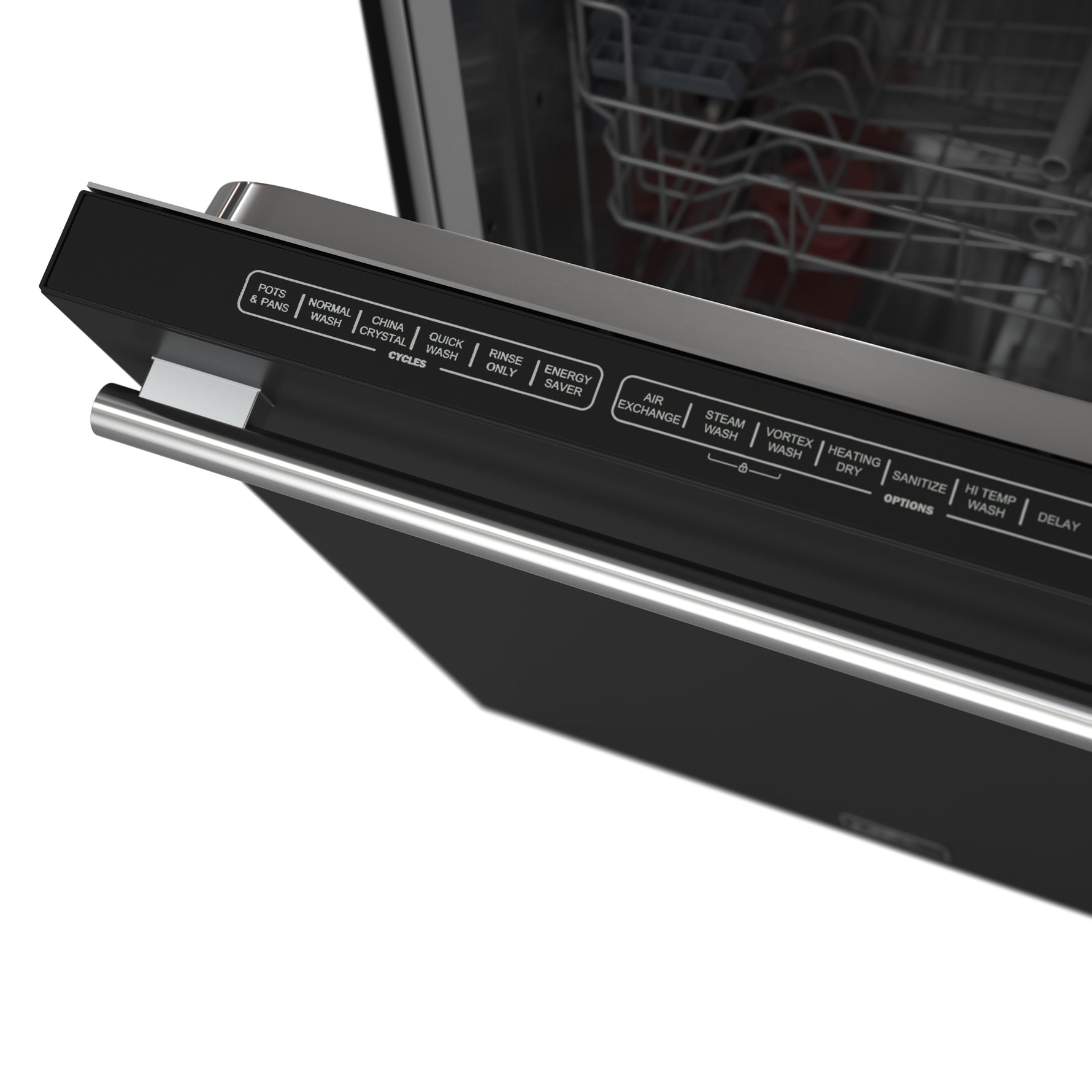 Forno Pozzo 24-Inch Built-In Tall Tub Top Control Dishwasher, Black, 49 dBA, Soil-Sensing Capable, ENERGY STAR - BonPrix Électroménagers