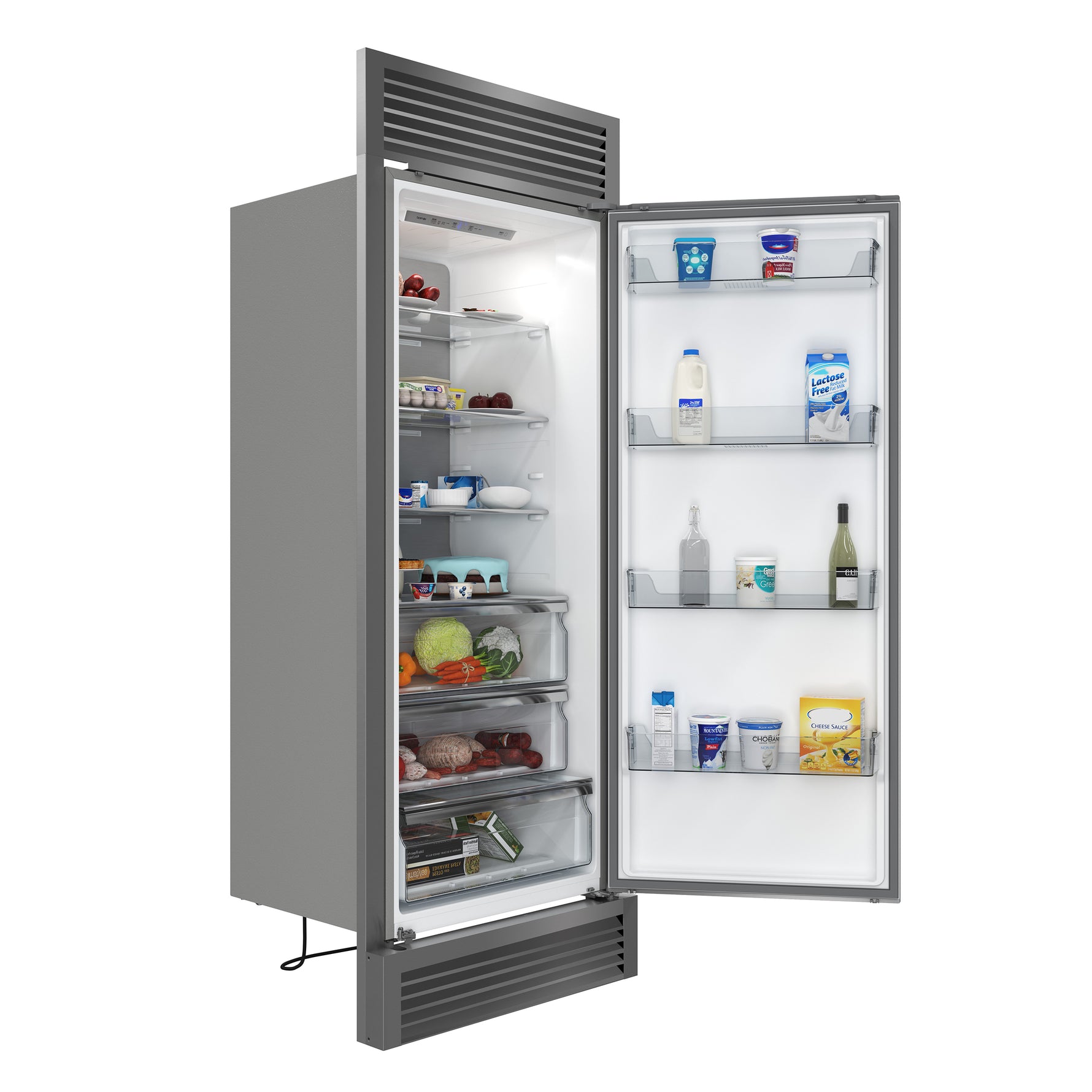Forno Maderno 2-28-Inch Wide Convertible Refrigerator/Freezer, Decorative Trim, 27.2 cu.ft, 84-Inch High, ENERGY STAR Certified - BonPrix Électroménagers