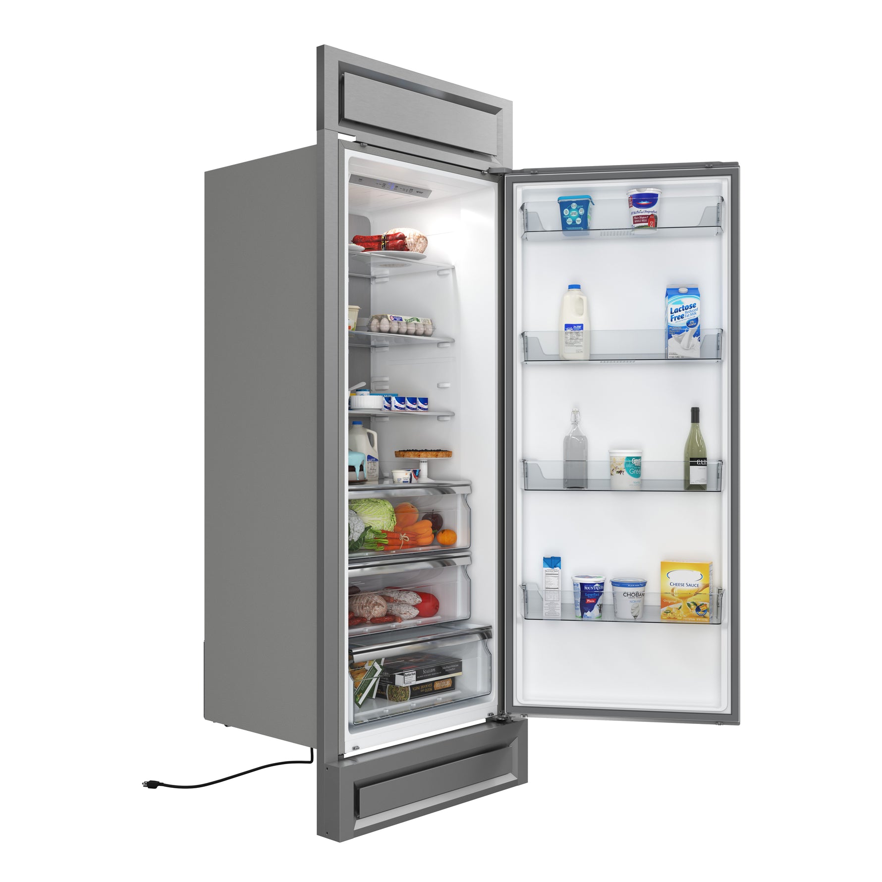 Forno Maderno 28-Inch Built-In Convertible Refrigerator, 13.6 cu.ft, Right Swing, Decorative Grill, ENERGY STAR Certified - BonPrix Électroménagers