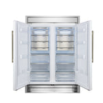 Forno Maderno 2-28-Inch Wide Convertible Refrigerator/Freezer in White, Decorative Trim, 27.2 cu.ft, 84-Inch High, ENERGY STAR Certified - BonPrix Électroménagers
