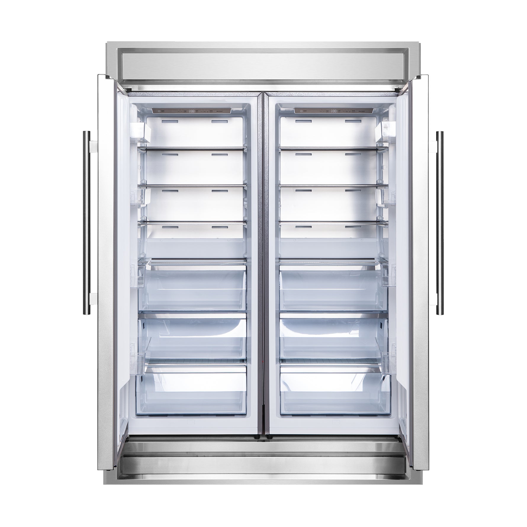 FORNO Premium 2-Piece Kitchen Bundle - Galiano 48" Stainless Steel Gas Range, Forno Maderno 2-28 " Wide Units with Decorative Trim - FBDL-018-03CAUS - BonPrix Électroménagers