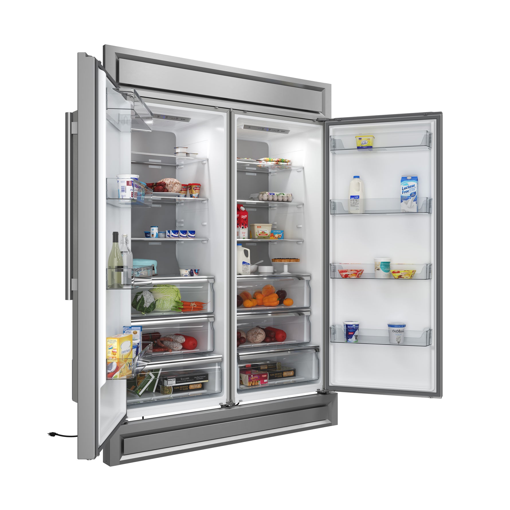 Forno Maderno 2-28-Inch Wide Convertible Refrigerator/Freezer, Decorative Trim, 27.2 cu.ft, 84-Inch High, ENERGY STAR Certified - BonPrix Électroménagers