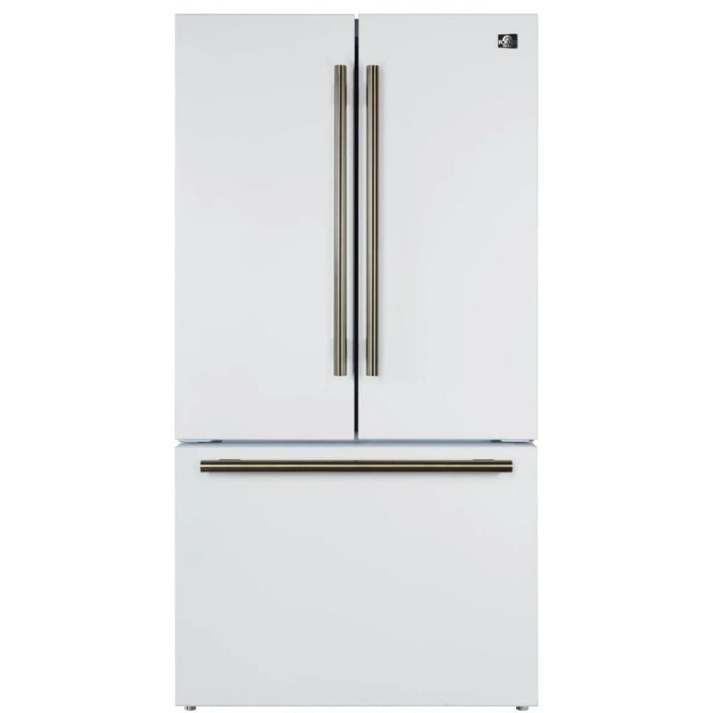 FFFFD178336WHT - REFRIGERATORS - Forno - French 3-Door - White - Open Box