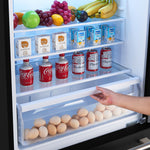 Forno Milano Espresso 31-Inch Bottom Freezer Refrigerator, Black, 17.2 cu.ft Capacity, Energy Efficient - BonPrix Électroménagers