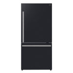 Forno Milano Espresso 31-Inch Bottom Freezer Refrigerator, Black, 17.2 cu.ft Capacity, Energy Efficient - BonPrix Électroménagers