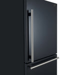 Forno Milano Espresso 31-Inch Bottom Freezer Refrigerator, Black, 17.2 cu.ft Capacity, Energy Efficient - BonPrix Électroménagers