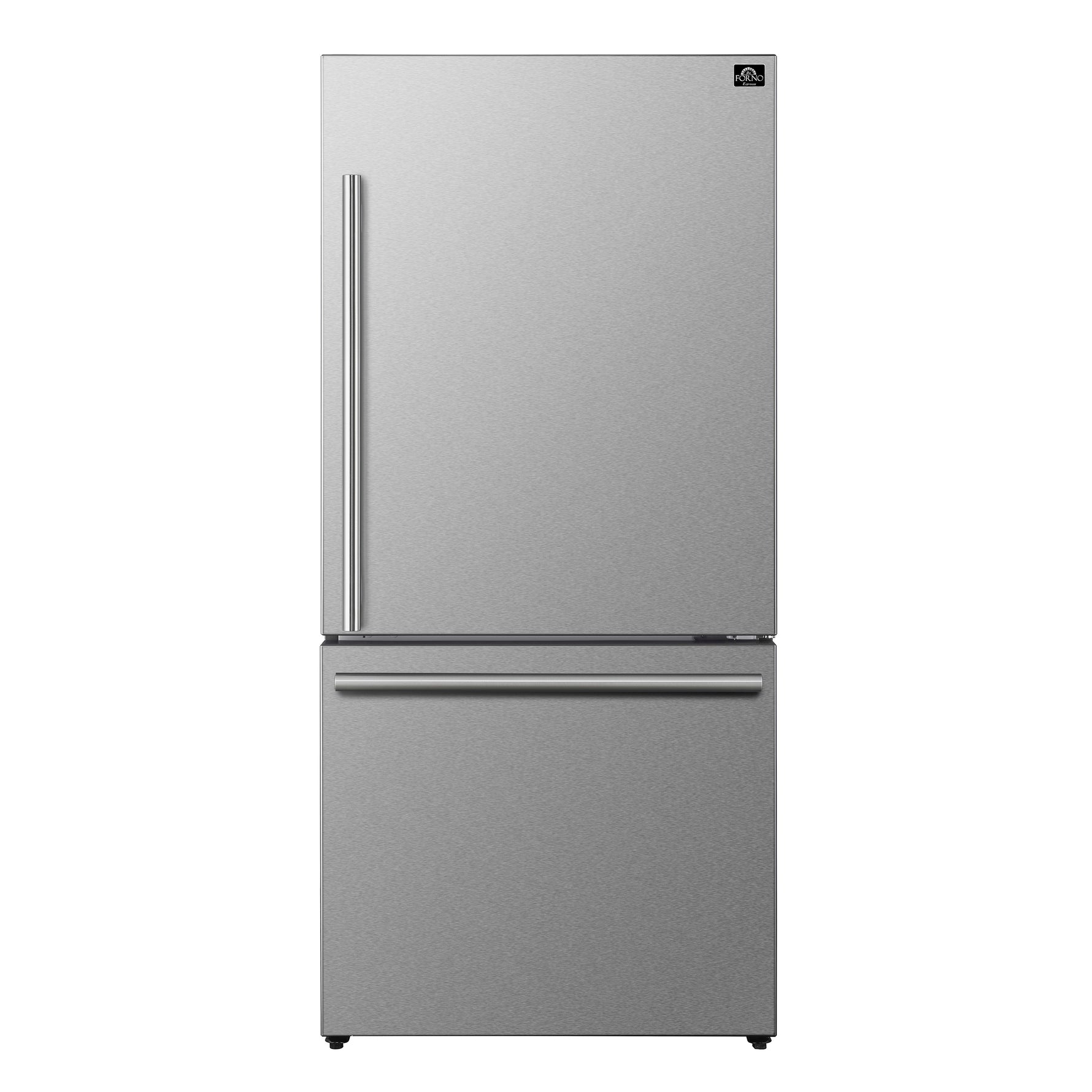 Forno Milano 2-Piece 62-Inch Freestanding Dual Bottom Freezer Refrigerator, Stainless Steel – 34.4 cu.ft, Touch Control, Ice Maker - BonPrix Électroménagers