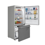 Forno Milano 2-Piece 62-Inch Freestanding Dual Bottom Freezer Refrigerator, Stainless Steel – 34.4 cu.ft, Touch Control, Ice Maker - BonPrix Électroménagers