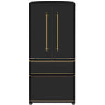 FFFFD179133BLK - RÉFRIGÉRATEURS - Forno -  Quatre portes avec porte à deux battants - Noir - Boîte Ouverte