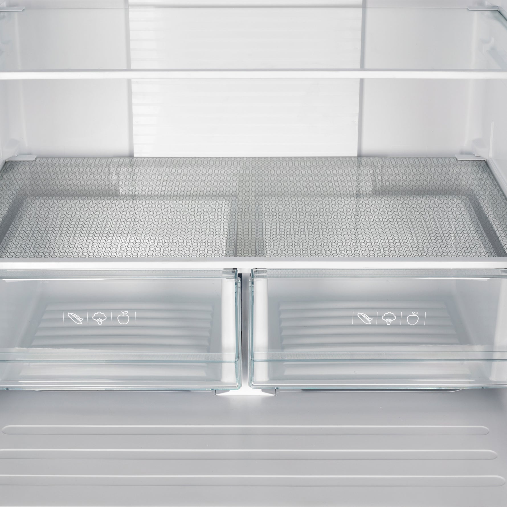 Forno Gallipoli 30-Inch French Door Refrigerator with Bottom Freezer, 17.5 cu.ft Capacity, Stainless Steel, No Frost Technology, Built-In Ice Maker, Energy Efficient - BonPrix Électroménagers
