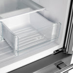 Forno Gallipoli 30-Inch French Door Refrigerator with Bottom Freezer, 17.5 cu.ft Capacity, Stainless Steel, No Frost Technology, Built-In Ice Maker, Energy Efficient - BonPrix Électroménagers