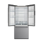 Forno Gallipoli 30-Inch French Door Refrigerator with Bottom Freezer, 17.5 cu.ft Capacity, Stainless Steel, No Frost Technology, Built-In Ice Maker, Energy Efficient - BonPrix Électroménagers