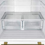 Forno Gallipoli Espresso 30-Inch White French Door Refrigerator, Bottom Freezer, 17.5 Cu. Ft., No Frost, Ice Maker - BonPrix Électroménagers