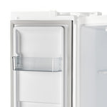 Forno Salerno Espresso 33-Inch White Side-by-Side Refrigerator, 15.6 Cu. Ft., Energy-Efficient, No Frost, Modern Design - BonPrix Électroménagers