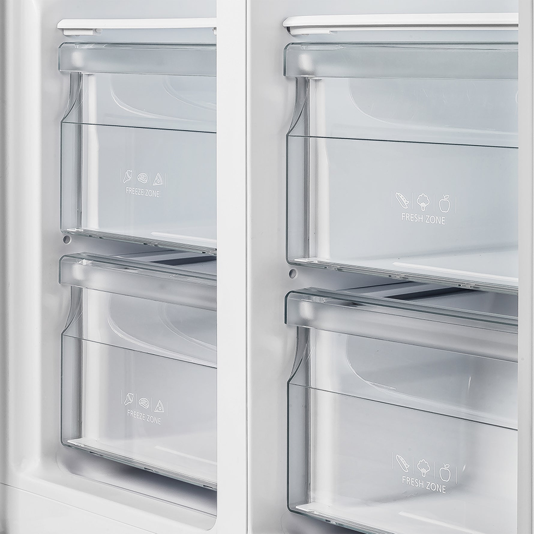Forno Salerno 37-Inch Built-In Stainless Steel Refrigerator, 15.6 cu.ft, Decorative Grill, ENERGY STAR Certified - BonPrix Électroménagers