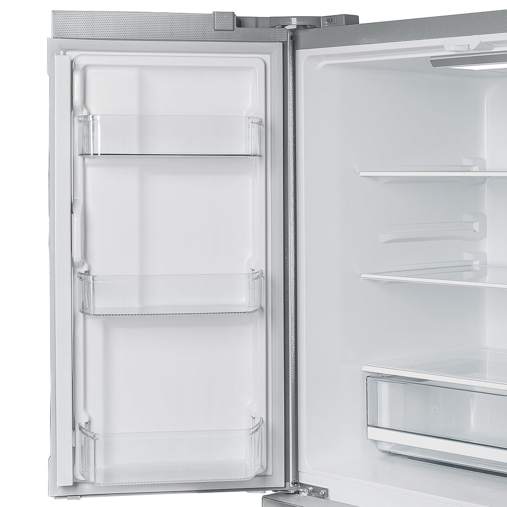 Forno Moena 36-Inch French Door Refrigerator, 19.2 cu.ft, Counter Depth, Ice Maker, Stainless Steel Interior Panel, ENERGY STAR Certified - BonPrix Électroménagers