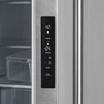 Forno Moena 40-Inch French Door Refrigerator, Stainless Steel, 19.2 cu.ft, Decorative Grill, ENERGY STAR Certified - BonPrix Électroménagers