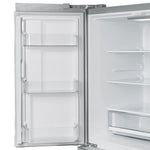 Forno Moena 40-Inch French Door Refrigerator, Stainless Steel, 19.2 cu.ft, Decorative Grill, ENERGY STAR Certified - BonPrix Électroménagers