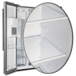 Forno Salerno 36-Inch Side-by-Side Stainless Steel Refrigerator, 20 cu.ft, ENERGY STAR Certified - BonPrix Électroménagers