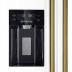 Forno Salerno Espresso 36-Inch White Side-by-Side Refrigerator, 20 Cu. Ft., Frost-Free, Ice & Water Dispenser, ENERGY STAR Certified - BonPrix Électroménagers