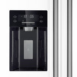 Forno Salerno Espresso 36-Inch White Side-by-Side Refrigerator, 20 Cu. Ft., Frost-Free, Ice & Water Dispenser, ENERGY STAR Certified - BonPrix Électroménagers