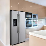 Forno Salerno 36-Inch Side-by-Side Stainless Steel Refrigerator, 20 cu.ft, ENERGY STAR Certified - BonPrix Électroménagers