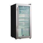 Forno Asciutto 16-Inch Dry Aging Cabinet, Stainless Steel 304, 2.65 cu.ft, LED Lighting, Adjustable Shelves - BonPrix Électroménagers