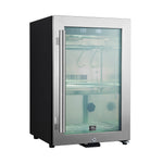 Forno Asciutto 17-Inch Dry Aging Cabinet, Stainless Steel 304, 1.84 cu.ft, LED Lighting, Adjustable Shelves - BonPrix Électroménagers