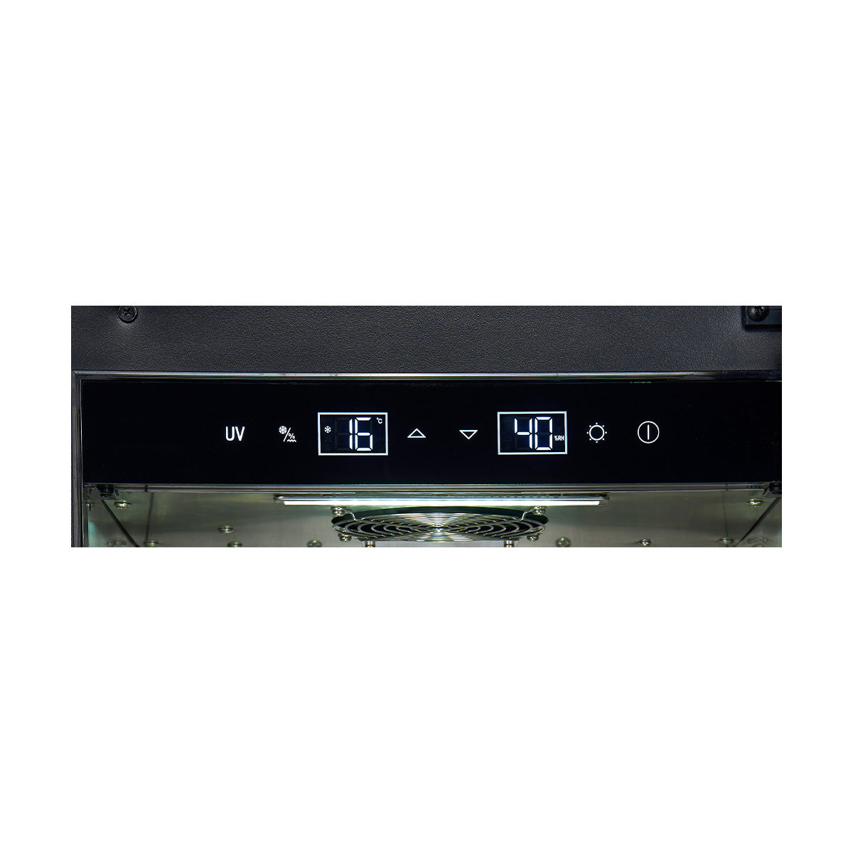 Forno Asciutto 17-Inch Dry Aging Cabinet, Stainless Steel 304, 1.84 cu.ft, LED Lighting, Adjustable Shelves - BonPrix Électroménagers