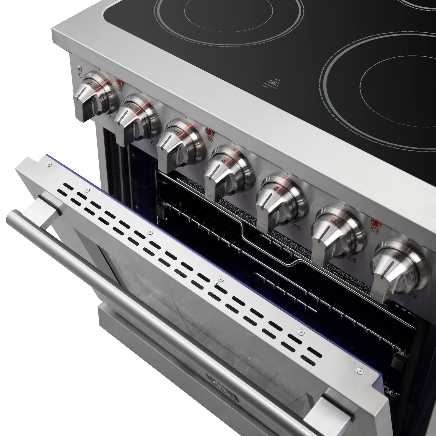 Forno Massimo 30-Inch Freestanding Electric Range, True Convection Oven - BonPrix Électroménagers