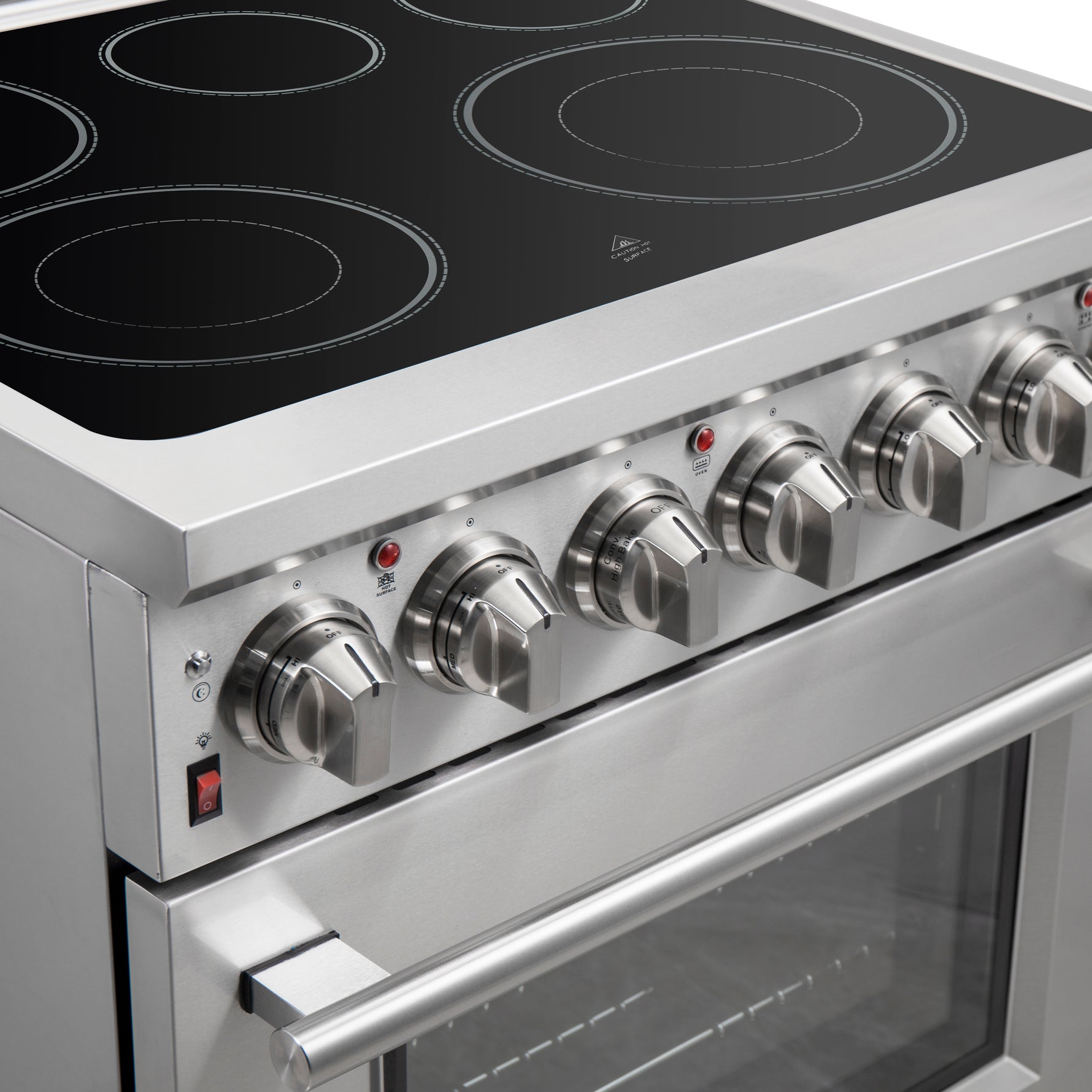 Forno Massimo 30-Inch Freestanding Electric Range, True Convection Oven - BonPrix Électroménagers