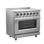 Forno Massimo 36-Inch Freestanding Chef Door Electric Range, True Convection Oven - BonPrix Électroménagers
