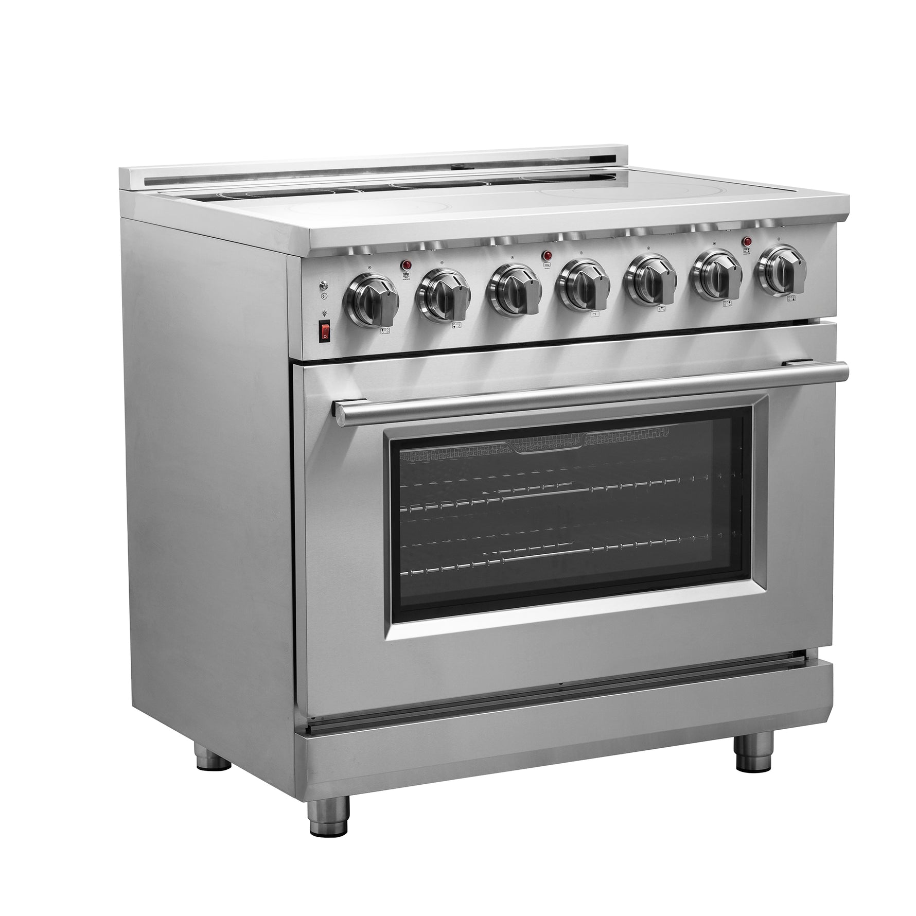 Forno Massimo 36-Inch Freestanding Chef Door Electric Range, True Convection Oven - BonPrix Électroménagers