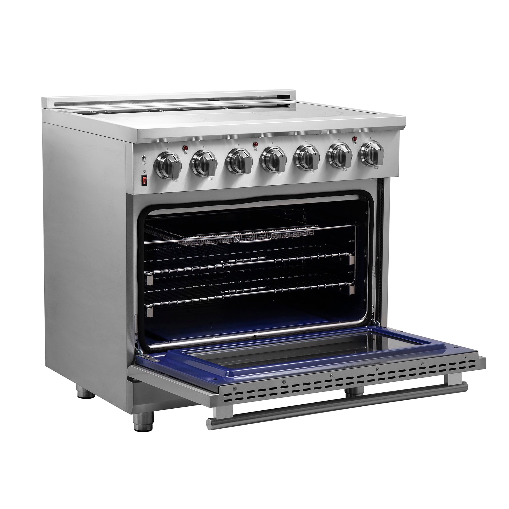 Forno Massimo 36-Inch Freestanding Chef Door Electric Range, True Convection Oven - BonPrix Électroménagers