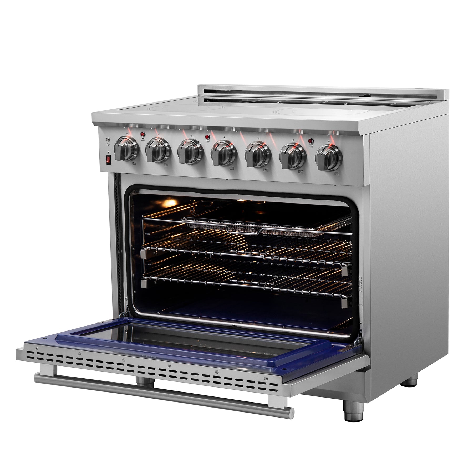 Forno Massimo 36-Inch Freestanding Chef Door Electric Range, True Convection Oven - BonPrix Électroménagers