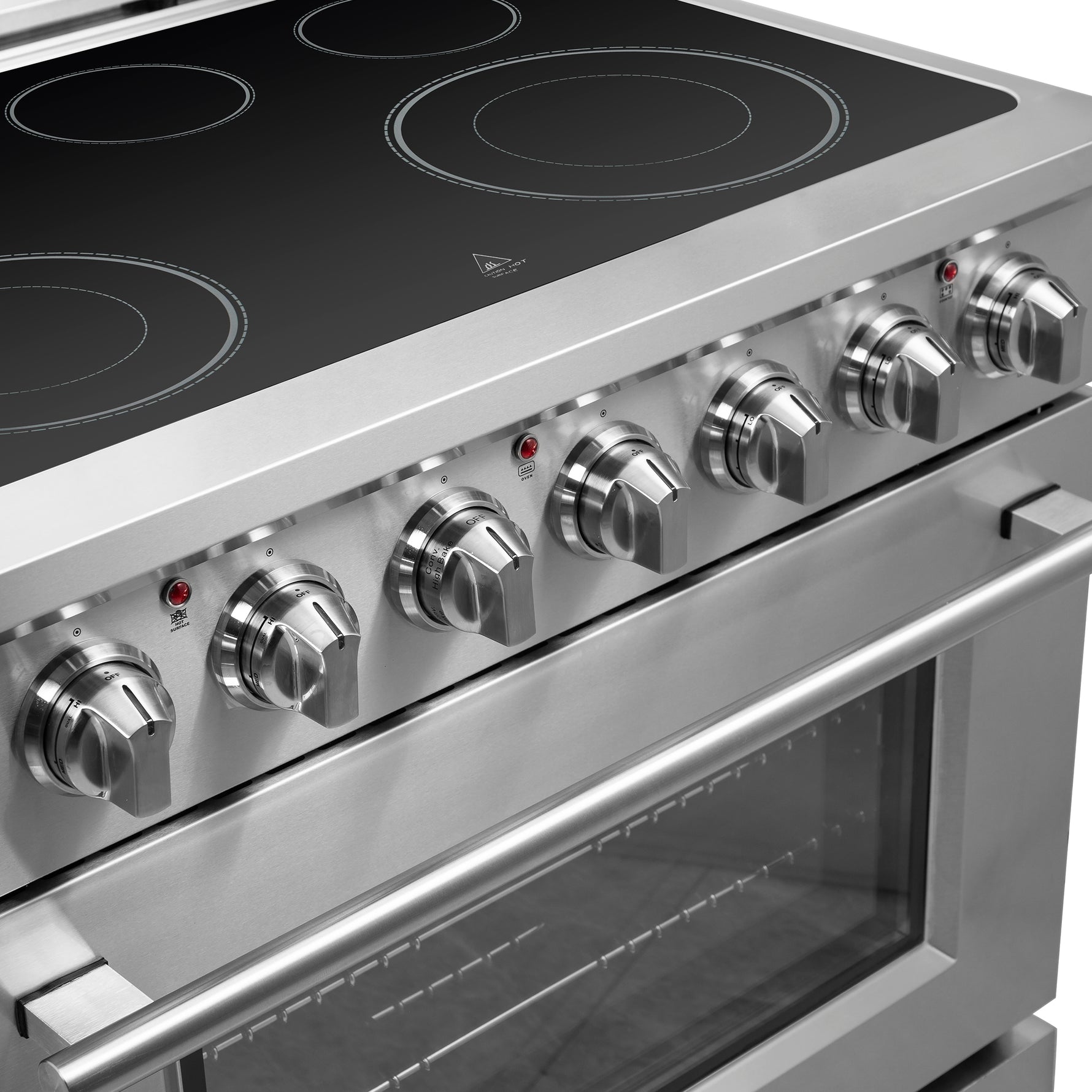Forno Massimo 36-Inch Freestanding Chef Door Electric Range, True Convection Oven - BonPrix Électroménagers