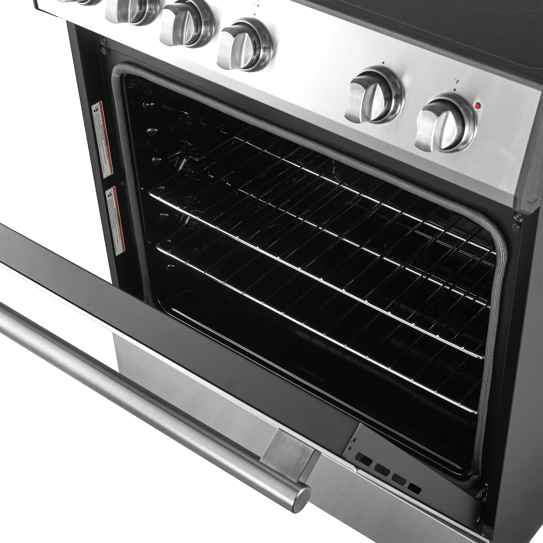 Forno Leonardo Espresso 30-Inch Stainless Steel Electric Range, True Convection, Energy Efficient - BonPrix Électroménagers