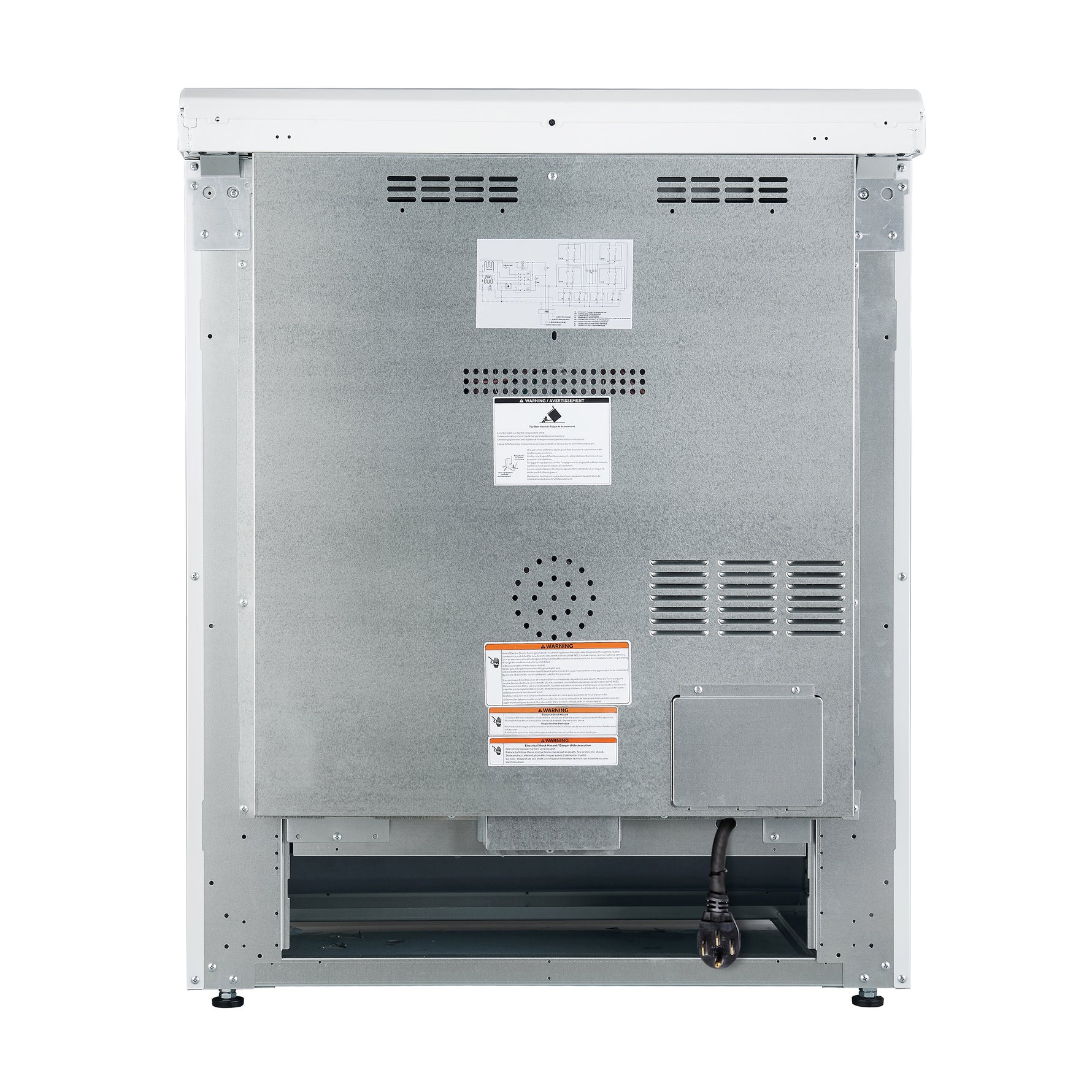 Forno Leonardo Espresso 30-Inch White Electric Range, True Convection, Energy Efficient - BonPrix Électroménagers