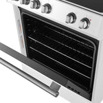 Forno Leonardo Espresso 30-Inch White Electric Range, True Convection, Energy Efficient - BonPrix Électroménagers